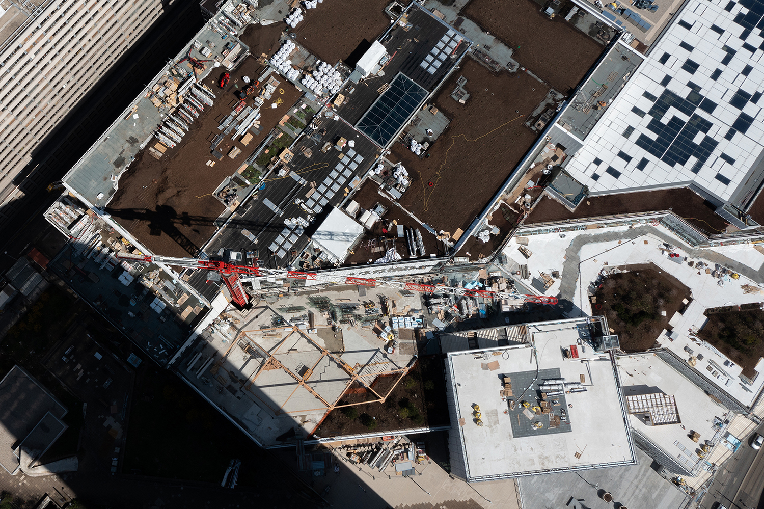 Vue drone - Chantier - La Conciergerie - Créateur de contenus audiovisuels