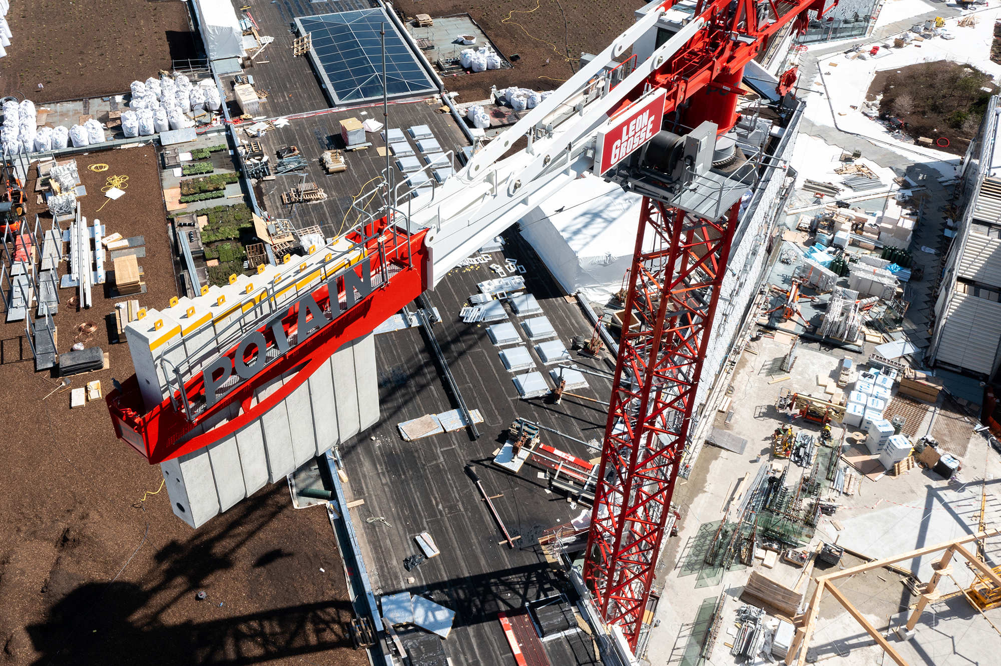 Vue drone - Chantier - La Conciergerie - Créateur de contenus audiovisuels